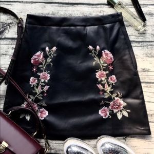 Super Cute Leather Skirt